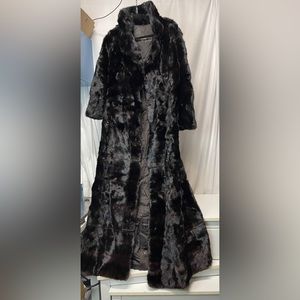 vintage fur coat full zip union made mink vtg Jacket 2 Zip Offs Change Legth